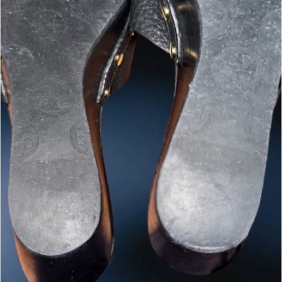 Tory Burch leather platform/wedge slide sandal Wmns sz 6M - Picture 6 of 6